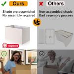 21" Dimmable Bedside Lamps with USB & AC Outlets