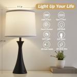 Hikczc Touch Lamp Set with USB Ports - 21