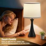 Hikczc Touch Lamp Set with USB Ports - 21