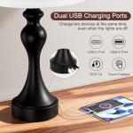 Touch Lamps Set for Nightstand - 3 Way Dimmable