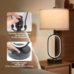 NITOWOLF 23" Dimmable Bedside Lamps Set of 2