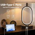 NITOWOLF 23" Dimmable Bedside Lamps Set of 2