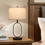 NITOWOLF 23" Dimmable Bedside Lamps Set of 2