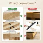 Queen Size Wood Bed Frame in Japandi Style