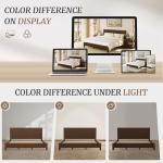 Cozyman King Size Wood Platform Bed Frame