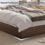 Queen Size Wood Platform Bed Frame Without Headboard