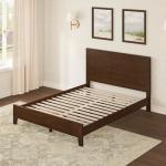 Cozyman Queen Wood Platform Bed Frame with Headboard