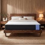 Queen Bed Frame and Mattress Set with Storage