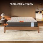 Queen Bed Frame and Mattress Set with Storage