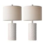 Modern 23" Ceramic Table Lamps Set of 2