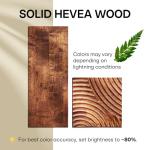 Queen Platform Bed Frame in Walnut Finish