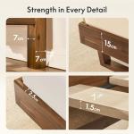 Hako G3 Queen Acacia Wood Bed Frame with Storage