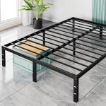 Sweetcrispy Full Metal Bed Frame with Underbed Storage