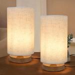 Set of 2 Minimalist Bedside Table Lamps