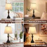 Touch Table Lamps Set of 2 with USB Ports