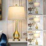 Gold Touch Control Table Lamps Set of 2