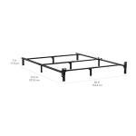 Queen Metal Bed Frame with 9-Leg Support