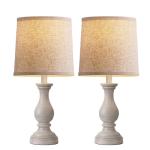 Set of 2 Rustic Farmhouse Table Lamps