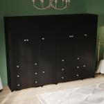 VOWNER 71" Wooden Wardrobe Closet with Mirror