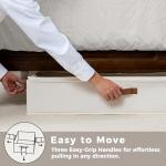 Under Bed Storage Bins with Handles, 2 Pack