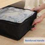 Fixwal Black Underbed Storage Bags - 2 Pack