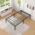 Jet Metal Twin Bed Frame with Storage, Easy Assembly