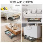 Under Bed Storage Containers with Wheels, 2-Pack