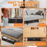 Under Bed Storage Bins with Wheels - 2-Pack