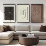 Abstract 3D Textured Wall Art Set - 3 Pieces