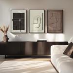 Abstract 3D Textured Wall Art Set - 3 Pieces