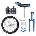 AW 16" Inch Wheel Unicycle Leakproof Butyl Tire Wheel Cycling Outdoor Sports Fitness Exercise Health Blue