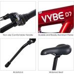 Dahon VYBE D7 Folding Bike, Lightweight Aluminum Frame; 7-Speed Gears; 20” Foldable Bicycle for Adults, Red