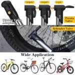 Bike Repair Kit, Bicycle Repair Bag With Tire Pump, Bike Tool Kit for Camping Travel, 16-in-1 Bike Multitool, Bicycle Tire Repair Kit, 4mm and 5mm Allen Wrenches, Used for Mountain Bike and Road Bike