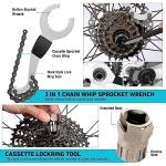 DURATECH 31 Pieces Bicycle Tool Kit, Complete Bike Repair Kit with Storage Box, Mountain Bike Repair Tools, for Mountain, Road, and Park Bicycle with Chain Riveter, Tire Levers, Crank Puller