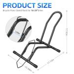 BEISHI Bike Floor Stand Indoor Bike Stand for Garage/Home,Adjustable Bicycle Parking Stand Fit for 16"-29" Wheel Mini/Mountain/Road Bikes Heavy Duty Metal