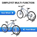 BEISHI Bike Floor Stand Indoor Bike Stand for Garage/Home,Adjustable Bicycle Parking Stand Fit for 16"-29" Wheel Mini/Mountain/Road Bikes Heavy Duty Metal