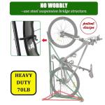 PHUNAYA Bike Stand,Vertical Bike Rack For Indoor Bike Storage,Upright Bicycle Stand Floor. (StyleA-2pack)