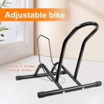 Bike Floor Stand Bikes Bicycle Rack for Outdoor and Indoor,Front And Rear Wheel Storage Bicycle Freestanding Parking Stand Holder Fit for 16"-29" Kid's/Mountain/Road Bikes,Heavy Duty Metal,Adjustable