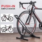 CHEPARK Bike Floor Stand Rack- Indoor Bike Stand for Garage/Home - Bike Storage Bicycle Parking Rack Fit 20”-29” Mountain Road Bikes (1 Bike Rack)