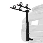 Retrospec Lenox 2-5 - Bike Hitch Rack for Cars, Trucks, SUVs with 2” Hitch | Foldable Steel Frame with Anti-Rattle Adapter, Tie Down Cradles and Straps - Fits Most Frames, Black