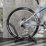 BEISHI Bike Floor Stand Indoor Bike Stand for Garage/Home,Adjustable Bicycle Parking Stand Fit for 16"-29" Wheel Mini/Mountain/Road Bikes Heavy Duty Metal