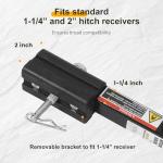 MaxxHaul 50025 Hitch Mount 2 Bike Rack For Cars, Trucks, SUV's, Minivans - 100 lb. Capacity