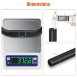 BICYCGEAR 31.8 Bike Handlebars 720mm, 86mm Rise Bicycle Handlebars 10° Backsweep Alloy Riser Handle Bars for Mountain Bike, MTB, E Bikes, Road Dirt Bike, Cruiser, 1 1/4 inch, Sand Blasted