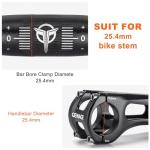 25.4 Bike Handlebar - 30mm, 55mm, 70mm, 90mm,120mm Riser Handlebar - 620mm Aluminium Alloy Mountain Bike Bicycle Handlebars (25.4-70mm Rise)