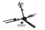 MaxxHaul Platform Bike Rack for 2 Bikes - Hitch Mounted Tray Carrier for SUV, Van, & Truck - Adjustable Tire Cradles & Foam Padded Hooks - Fits 2" Class III & IV Hitches (50027)
