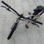 Fat-Cattie Mountain Bike Handlebar, Aluminum Alloy MTB Bar, 31.8mm Diameter, 720mm Wide, Black