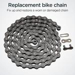 Schwinn Bike Chain, 1/2" X 1/8" Basic Chain Replacement, 112 Total Links, Single Speed, for Non-Derailleur Bikes, BMX, Cruisers and Race, Fits Most Adult Bicycles