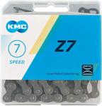KMC, Z7, Chain, Speed: 6/7/8, 7.3mm, Links: 116, Grey