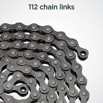 Schwinn Bike Chain, 1/2" X 1/8" Basic Chain Replacement, 112 Total Links, Single Speed, for Non-Derailleur Bikes, BMX, Cruisers and Race, Fits Most Adult Bicycles
