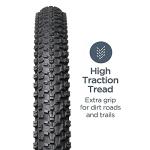 Hycline Bike Tire,26x1.95-Inch Folding Replacement Tire for MTB Mountain Bicycle-Black